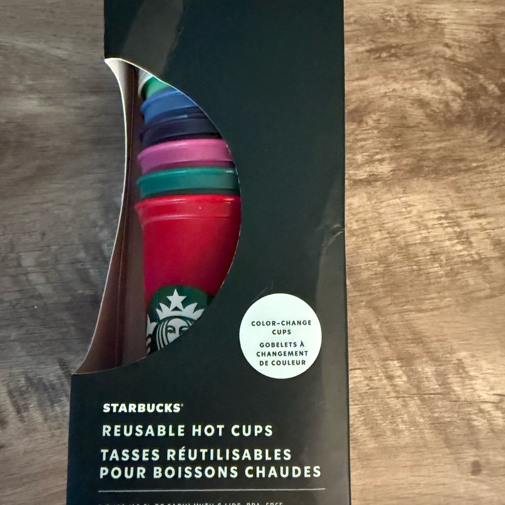 Starbucks Reusable Hot Cups - Multicolor Set